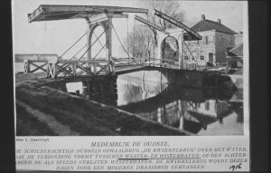 1910/1911
Gesloopt in 1912. Rechts 't Wapen van Medemblik.
